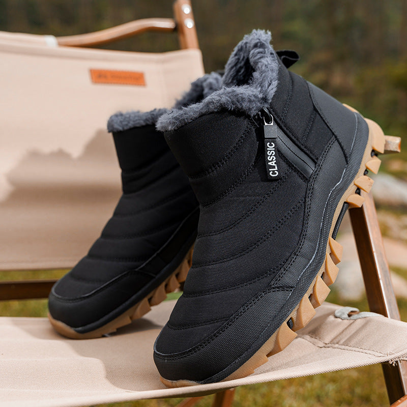 SnowSafe™ Zip Boots — Waterproof Warmth in Every Step
