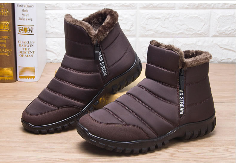 SnowSafe™ Zip Boots — Waterproof Warmth in Every Step