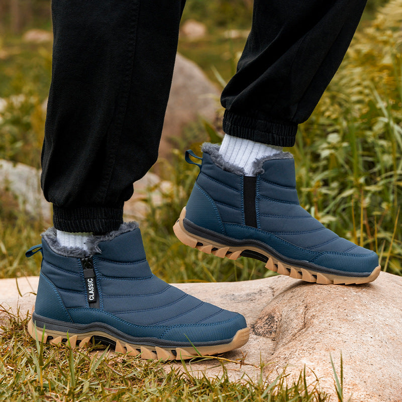 SnowSafe™ Zip Boots — Waterproof Warmth in Every Step