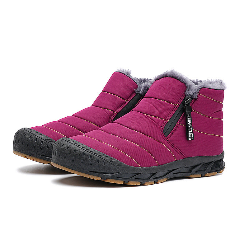 SnowSafe™ Zip Boots — Waterproof Warmth in Every Step